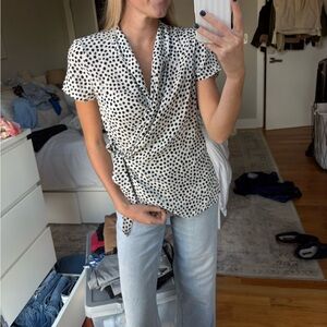 Adrianna Papell Wrap Blouse